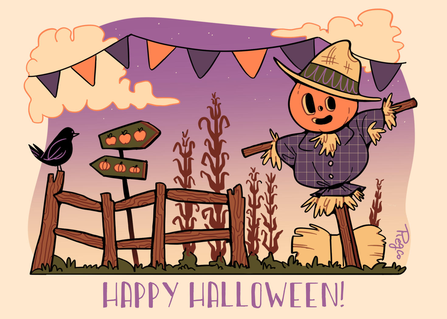 Halloween Card design